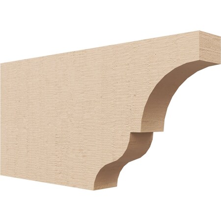 Ekena Millwork 2in. W x 8in. H x 16in. L Asheboro Woodgrain TimberThane Rafter Tail, Primed Tan RFTUR02X08X16ASHRCPR